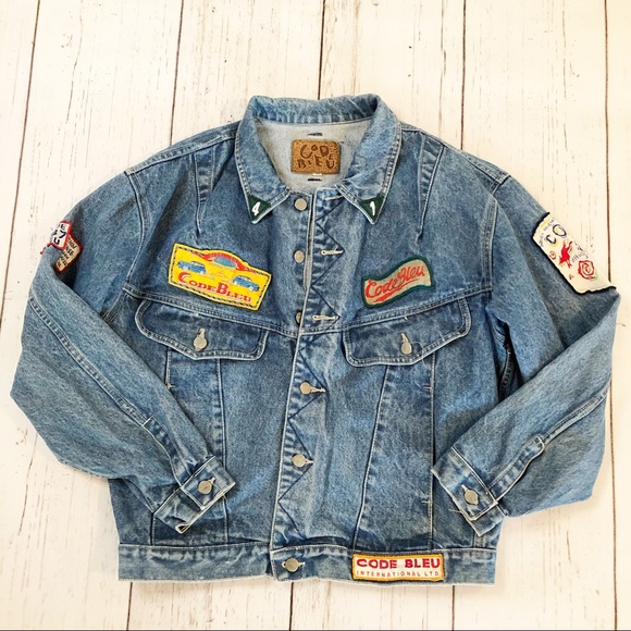 code bleu denim jacket